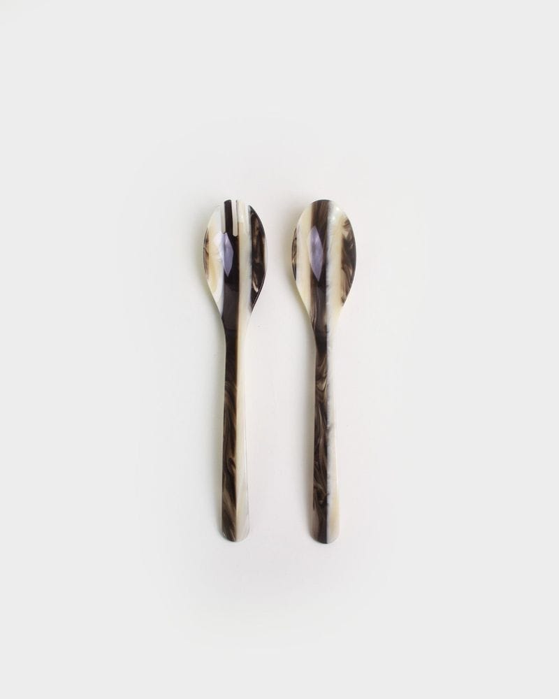 Salad Serving Set Stripe