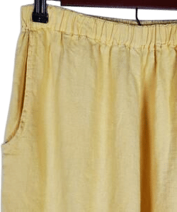 Flax 100% Linen Cropped Pants