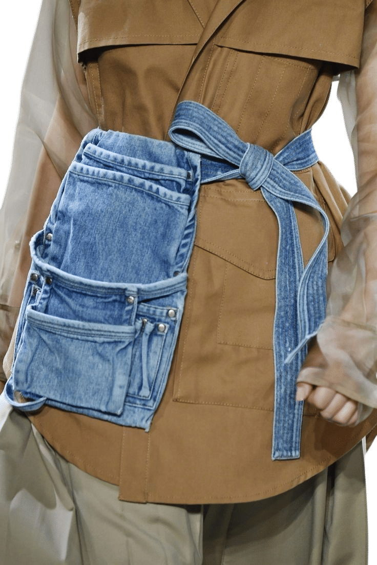 Denim apron/pouch thing