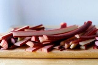 Upside-Down Rhubarb Cake Recipe