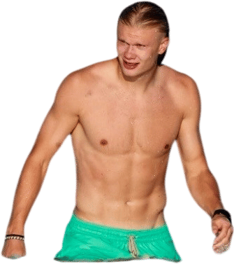 Erling loves water. Water loves Erling.