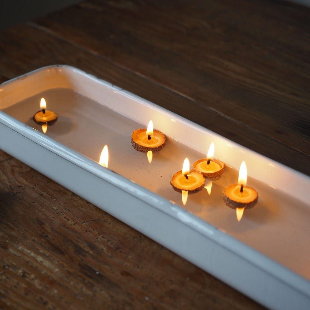 Acorn Cap Candles