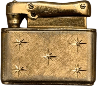 Colibri by Kreisler Lighter (Gold Silver Metal Stars)