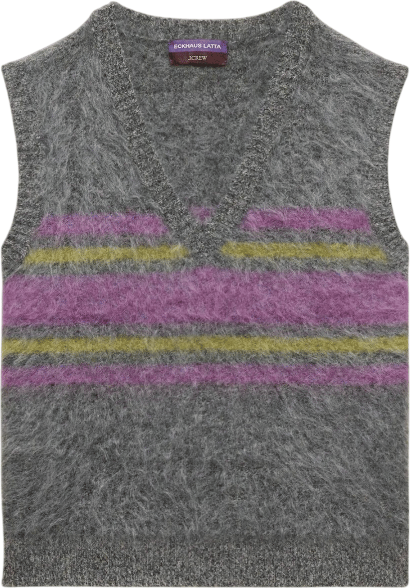 (Ad) Eckhaus Latta x J.Crew Brushed Cashmere Vest