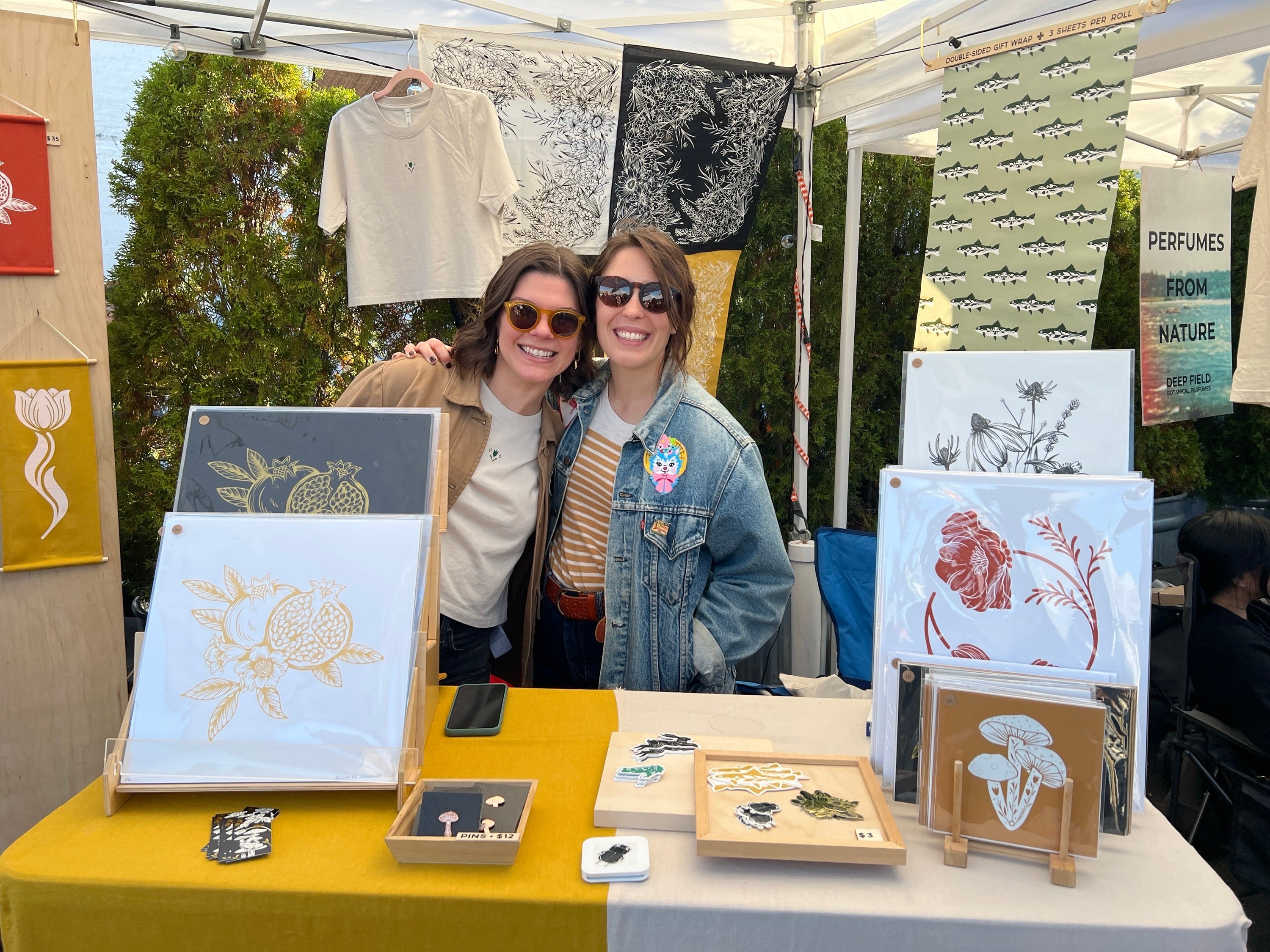 My friend Anna’s craft tents