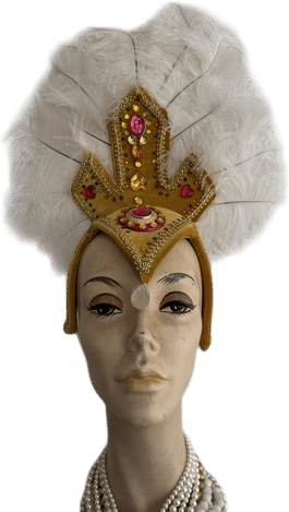 Handmade Showgirl Feather Headpiece
