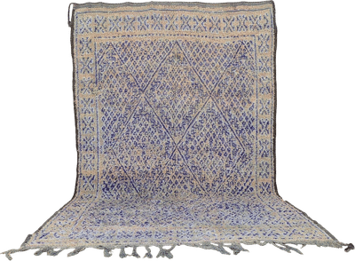Vintage Beni Mguild Moroccan Wool Rug
