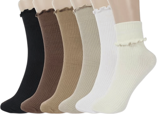BomKinta Ruffle Socks