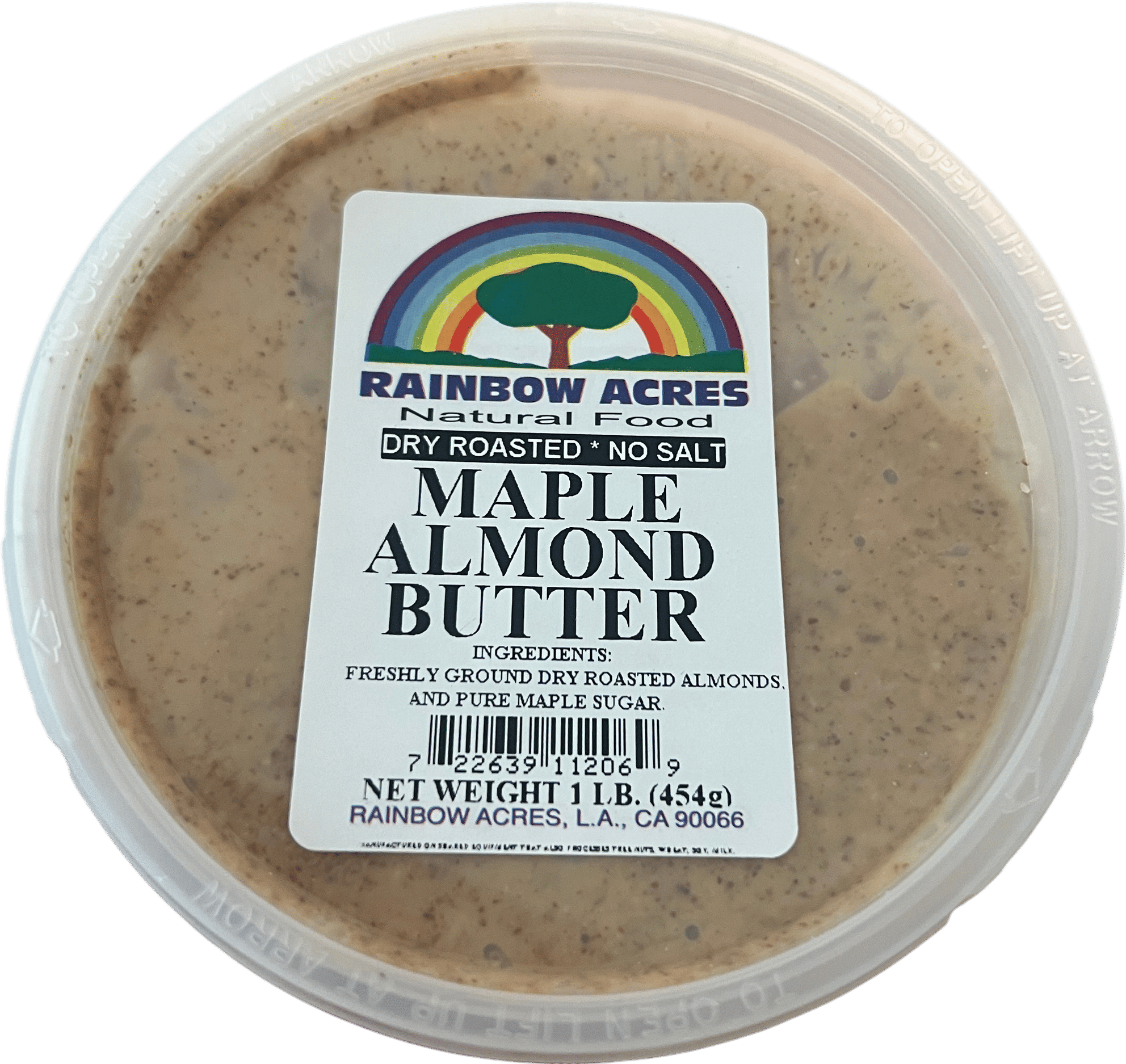Rainbow Acres Natural Foods Maple Almond Butter