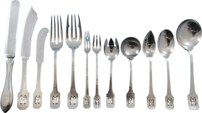 Norman Hammered Sterling Silver Flatware Set