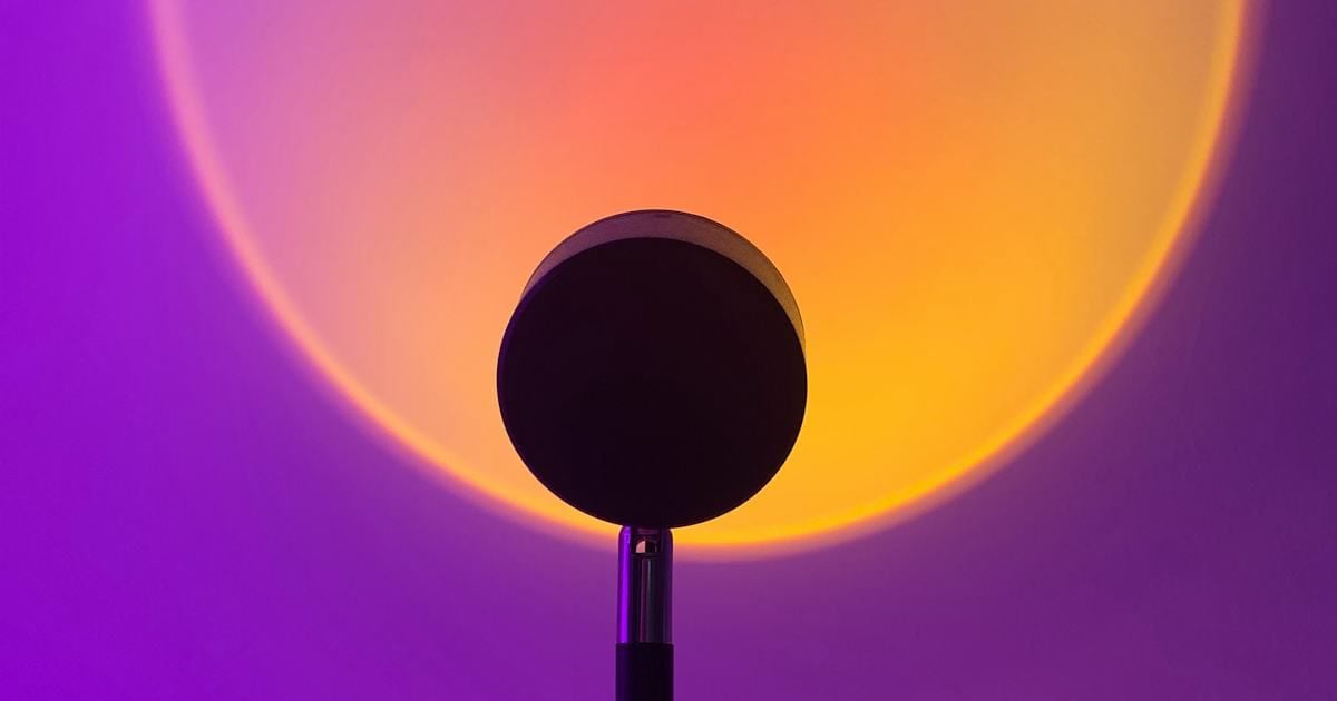 Sunset lamp!