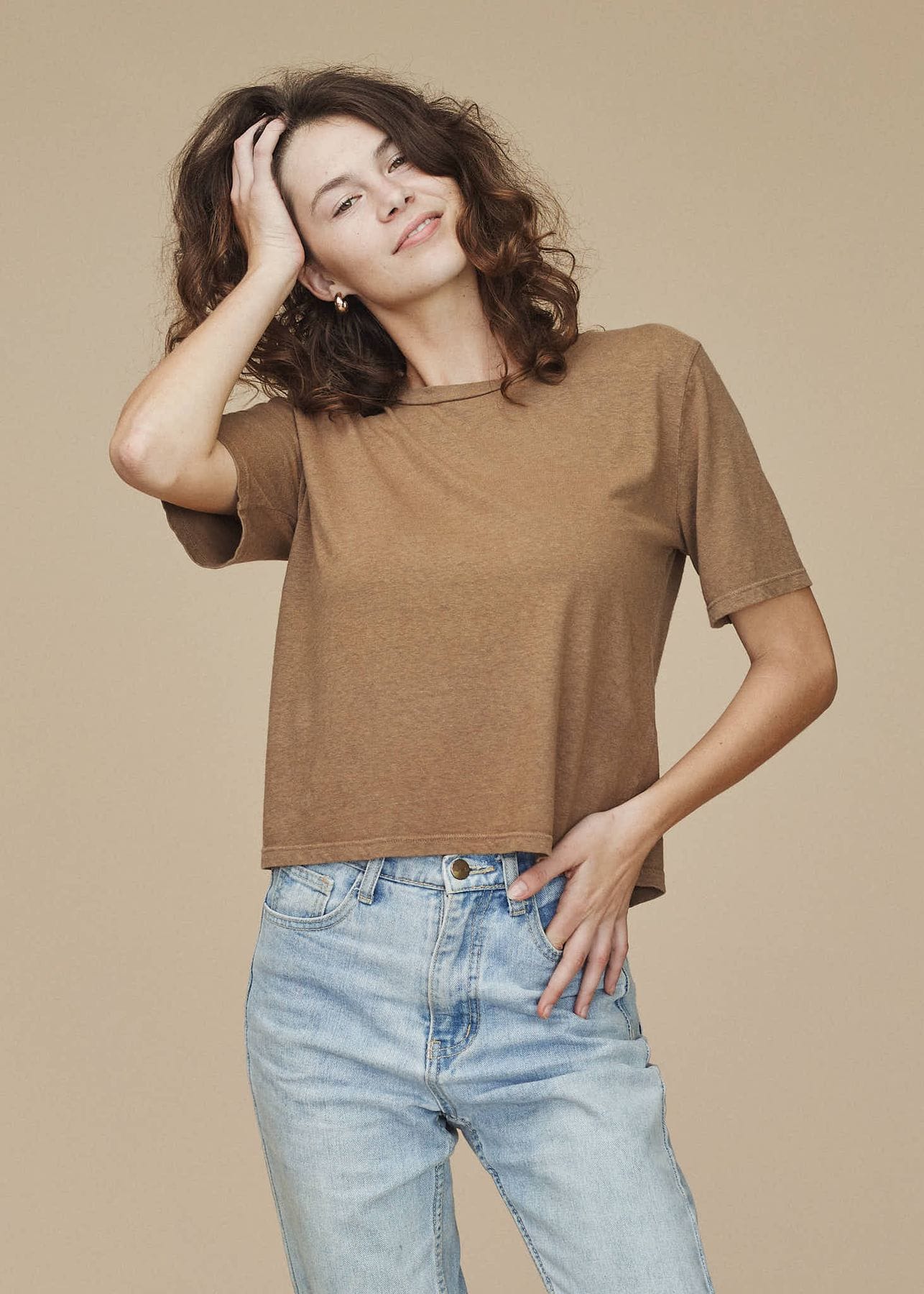 Jungmaven Women Silverlake Cropped Tee
