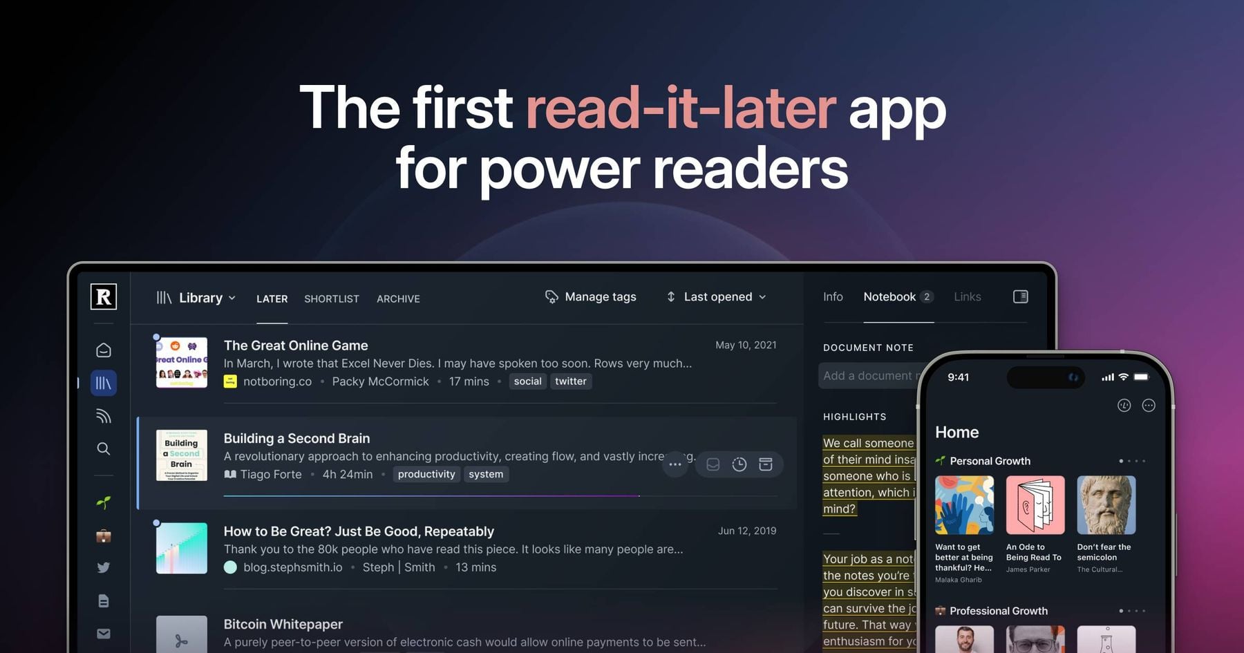 Readwise Reader