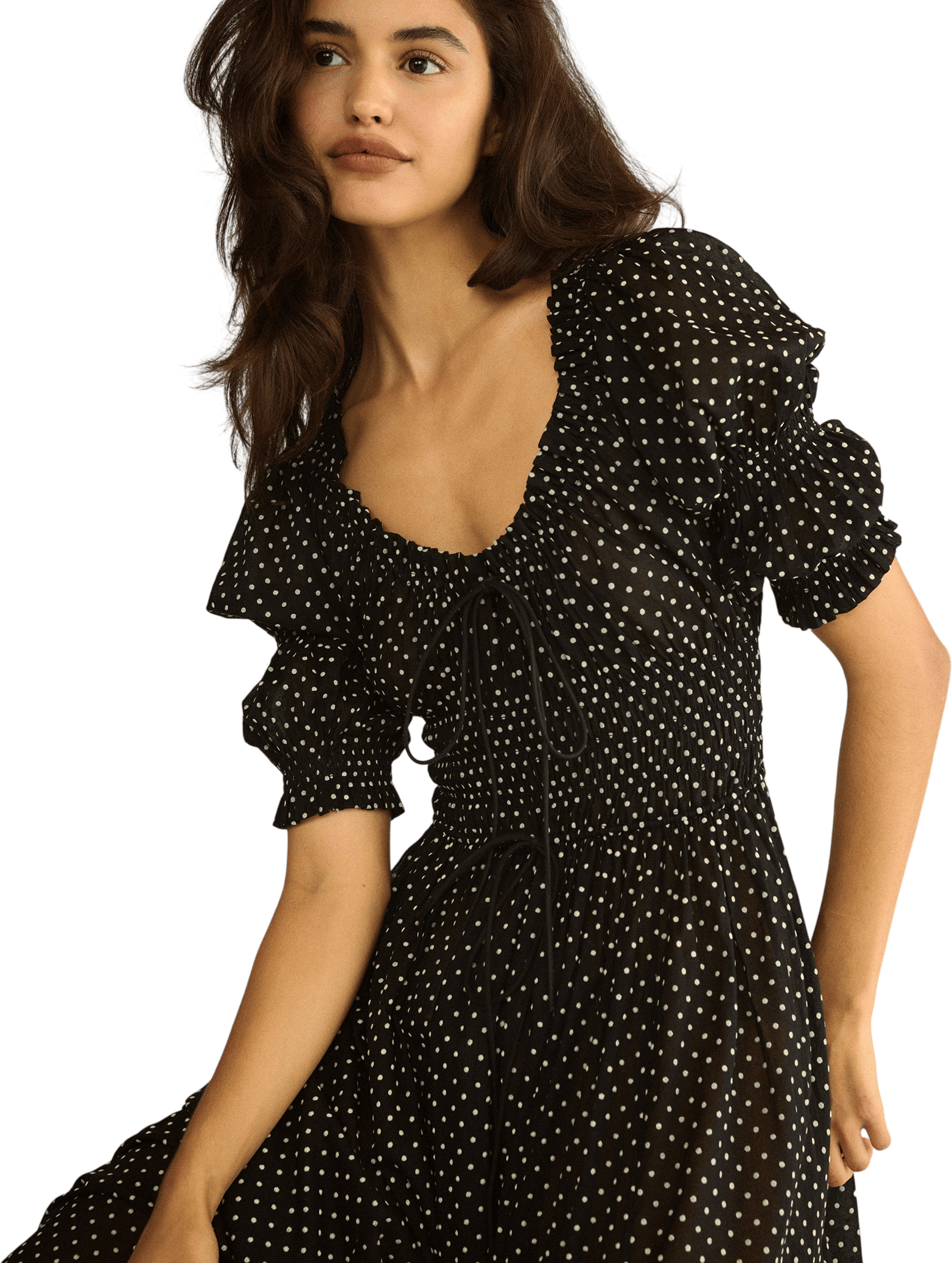 Ischia Dress - Noir Dot (DÔEN)