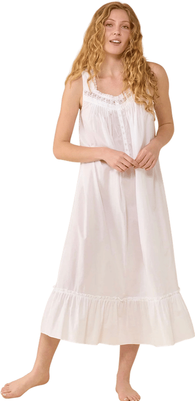 Flora Cotton Lawn Ballet Nightgown