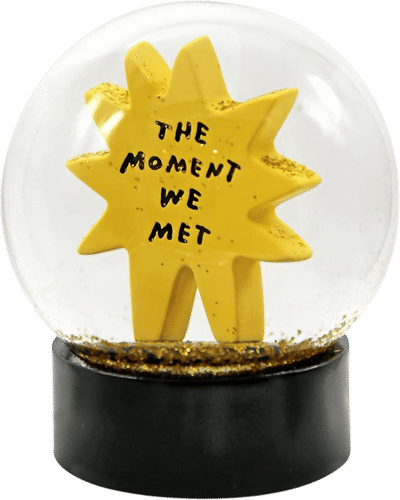 The Moment We Met Snowglobe