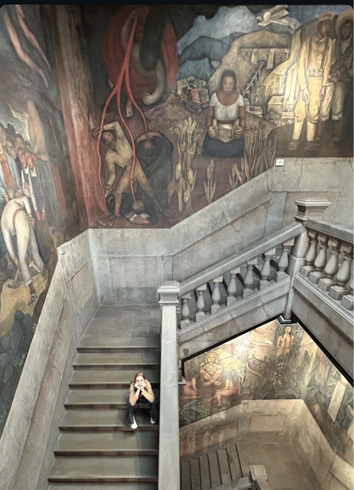 Murales de la Secretaría de Educación Pública
