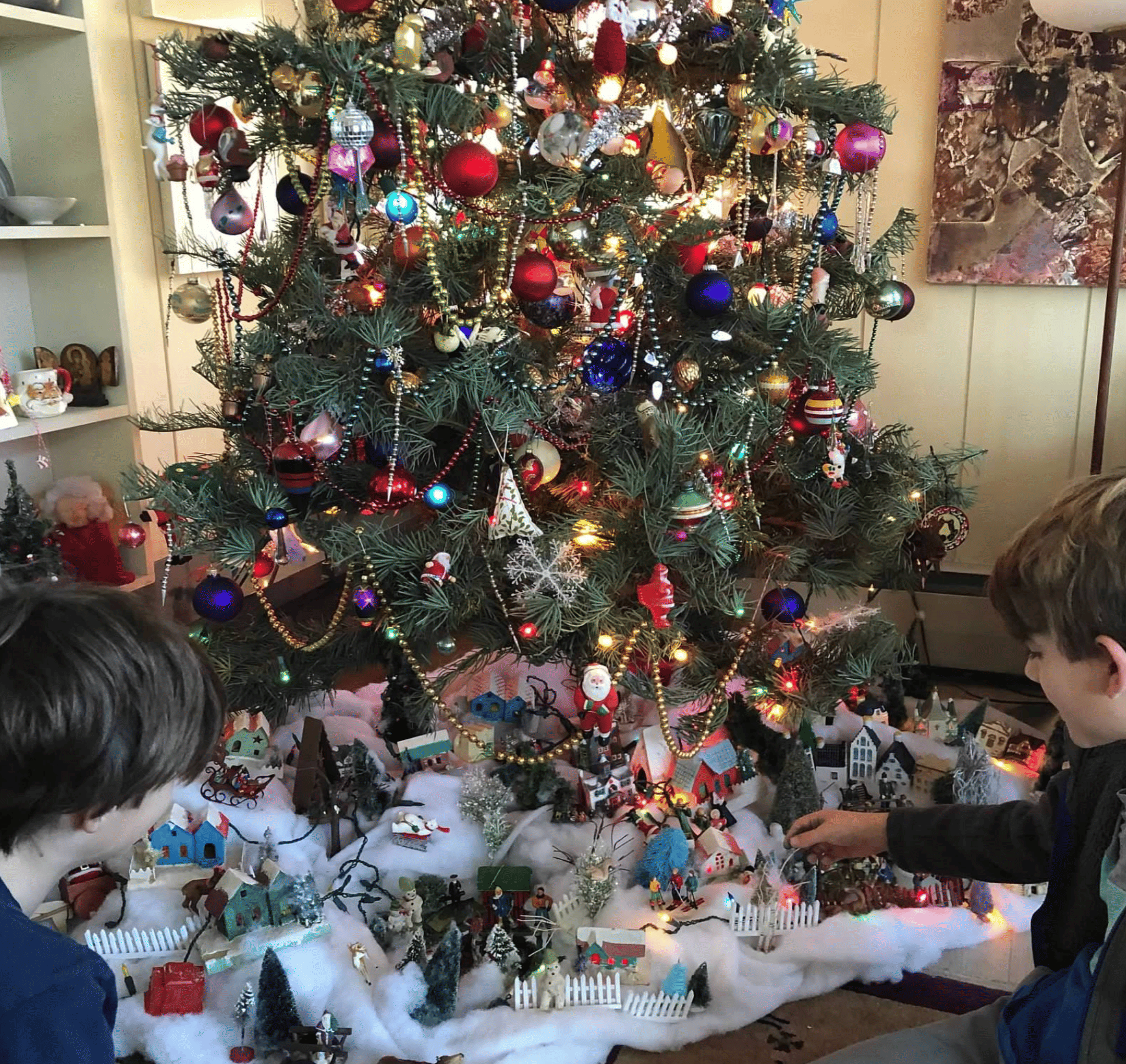 A village under your Christmas tree