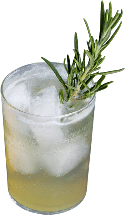 Rosemary Almond Lemonade Sparkler Recipe