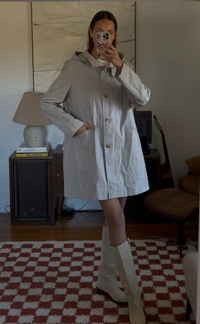 Hooded Trench Coat