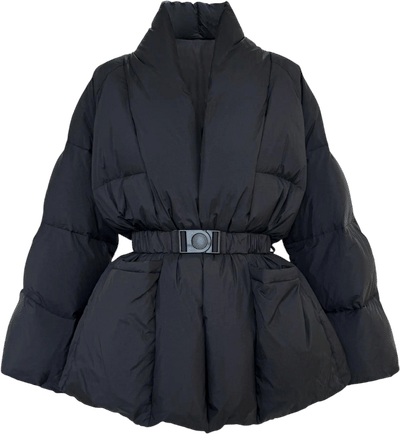 007 Puffer Coat With Belt