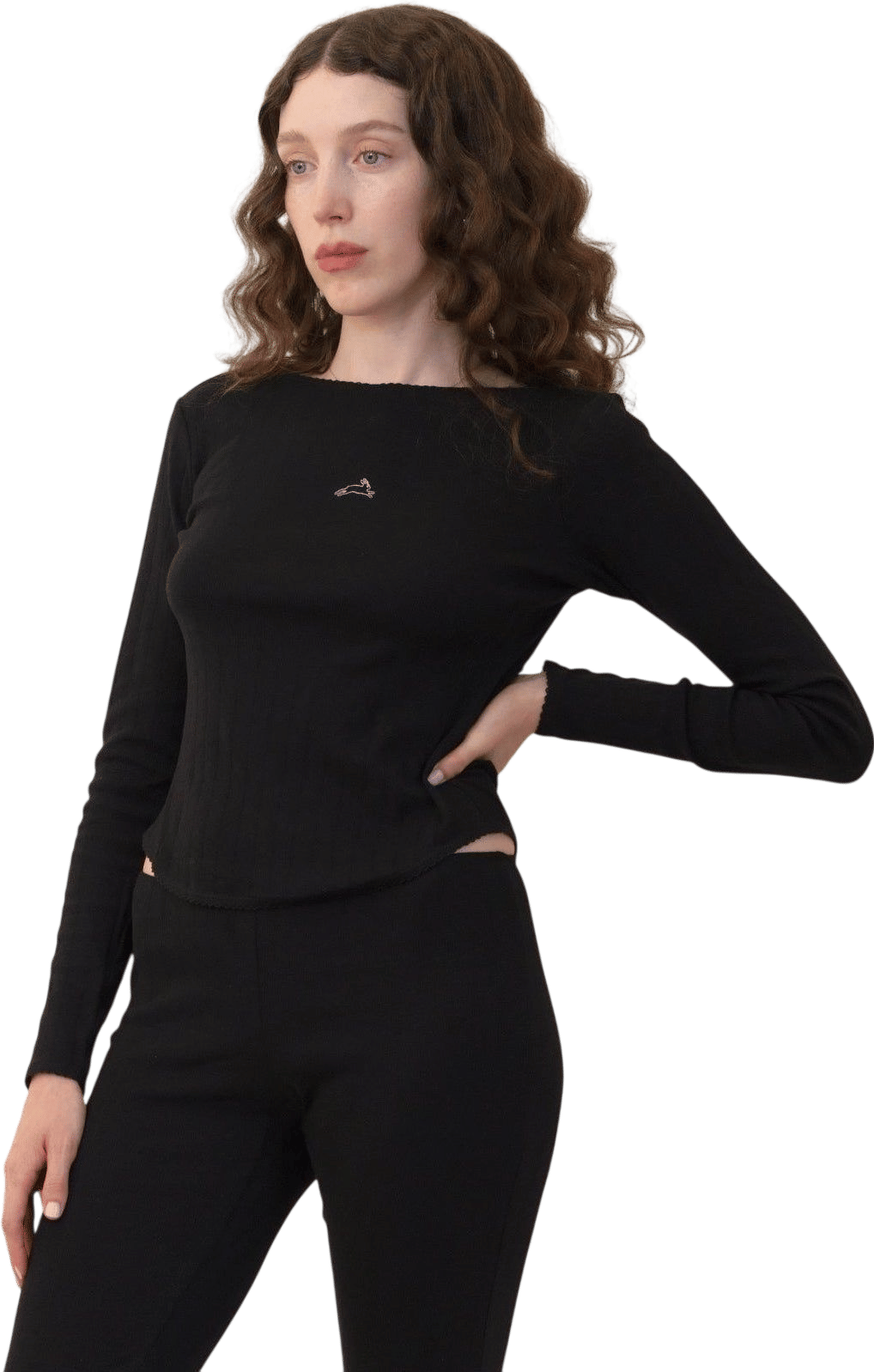 Salter House Pointelle Boatneck Shirt