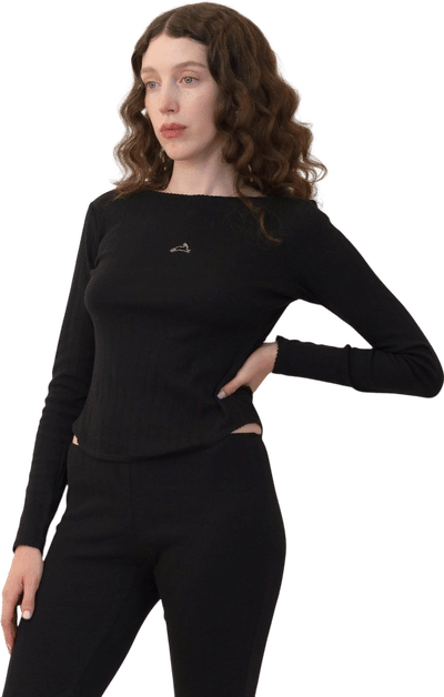Pointelle Boatneck Shirt