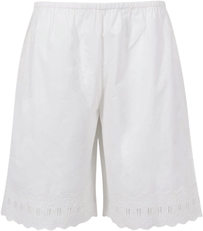 Sandy Liang Pepita Shorts in White