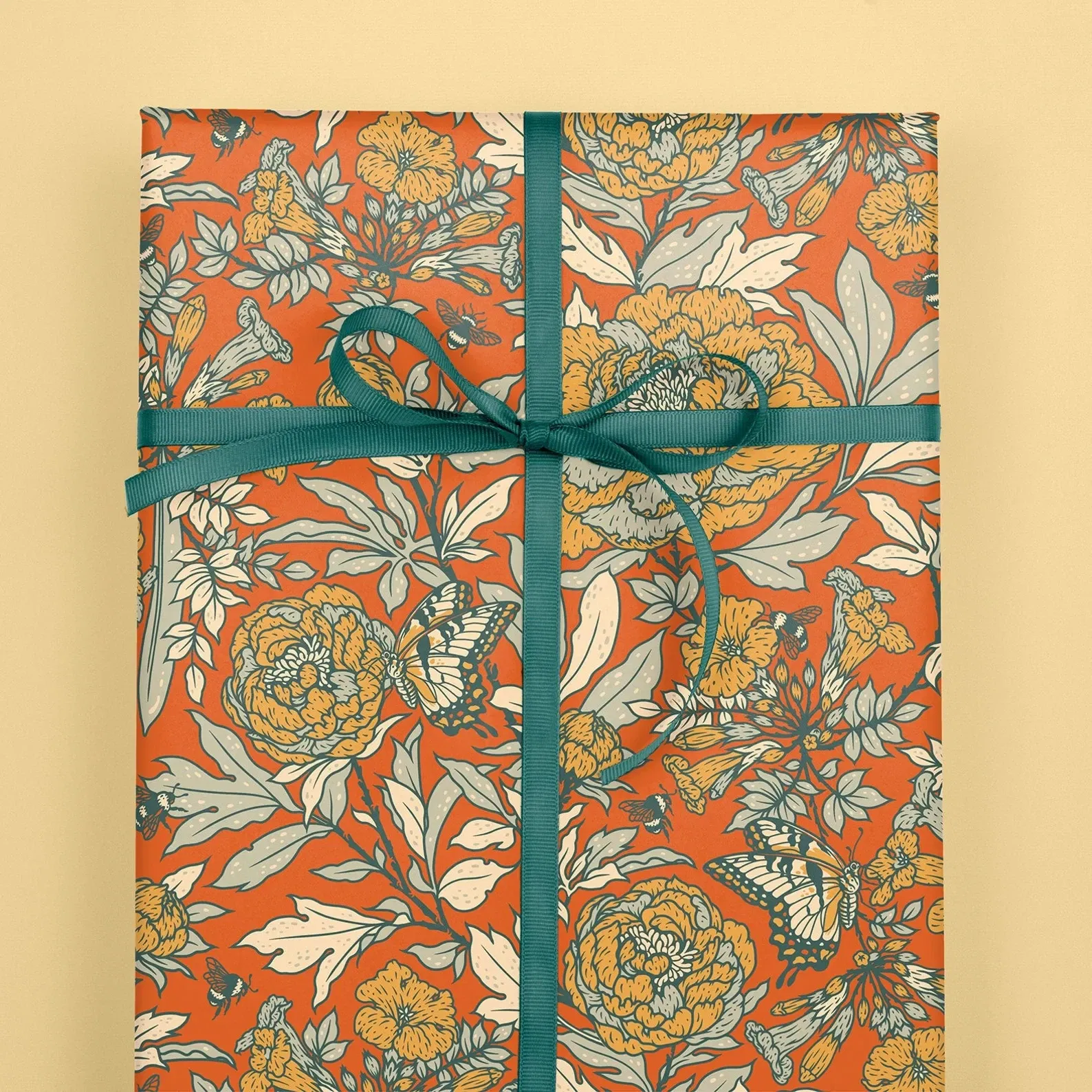 Mustard Beetle Double-Sided Wrapping Paper