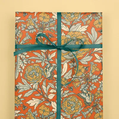 Mustard Beetle Double-Sided Wrapping Paper