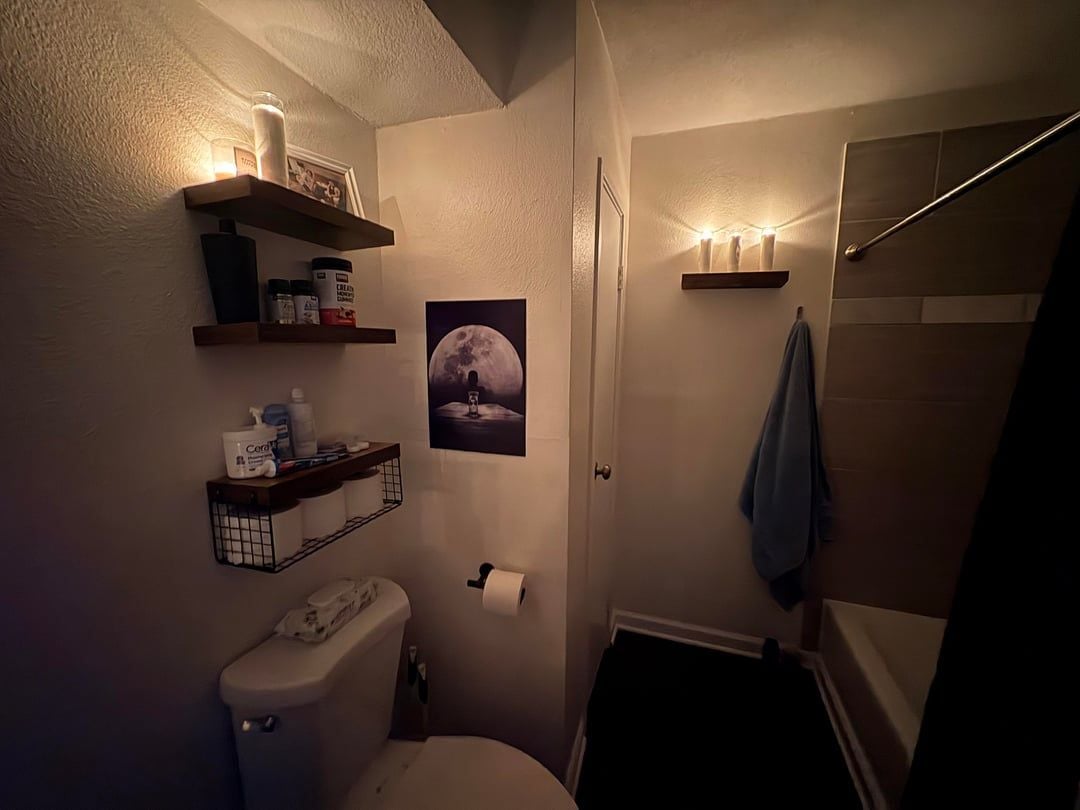 Candlelight shower
