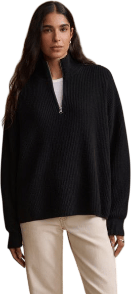 Cashmere Half Zip