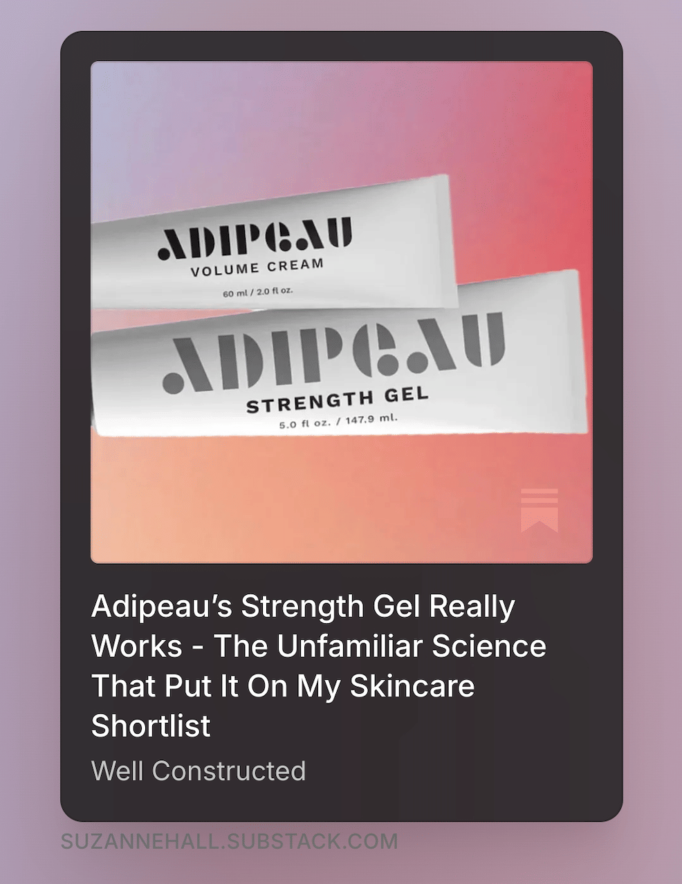 Adipeau Strength Gel