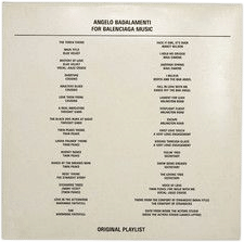 Angelo Badalamenti’s Playlist