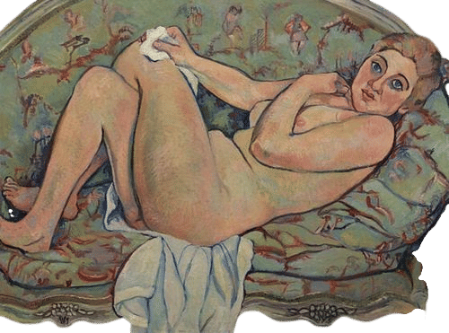 Lounging around naked in your apartment on a hot day
