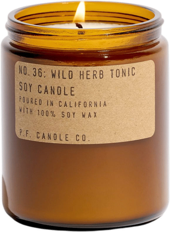 wild herb tonic candle from pf candle co