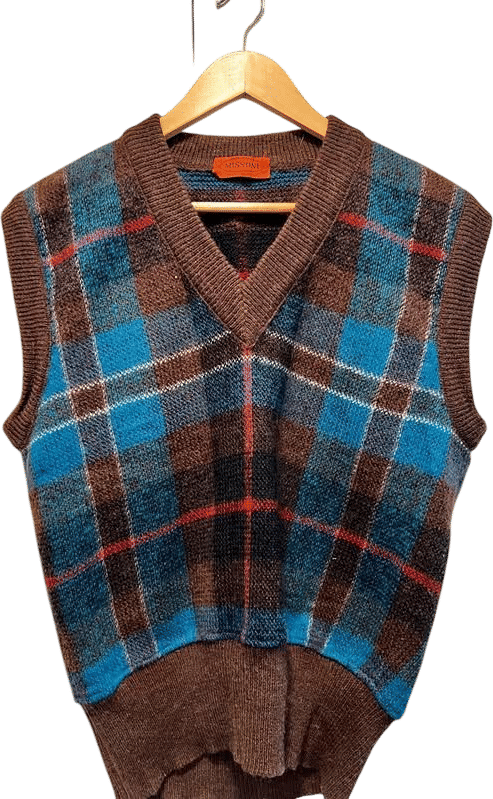 Mohair Wool Blend Sweater Vest