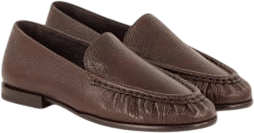 SESSÙN AYANO Ganache Leather Loafers