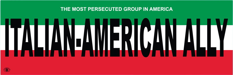 Italian American Ally Bumper Sticker