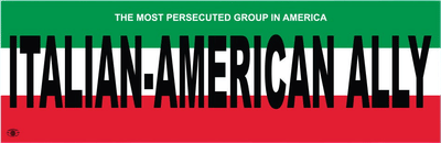 Italian American Ally Bumper Sticker
