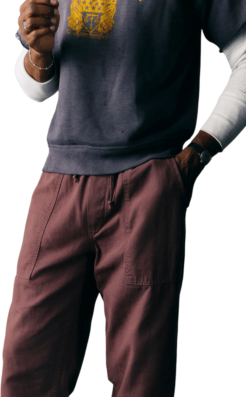 Ventura Chore Pant - Dark Mauve