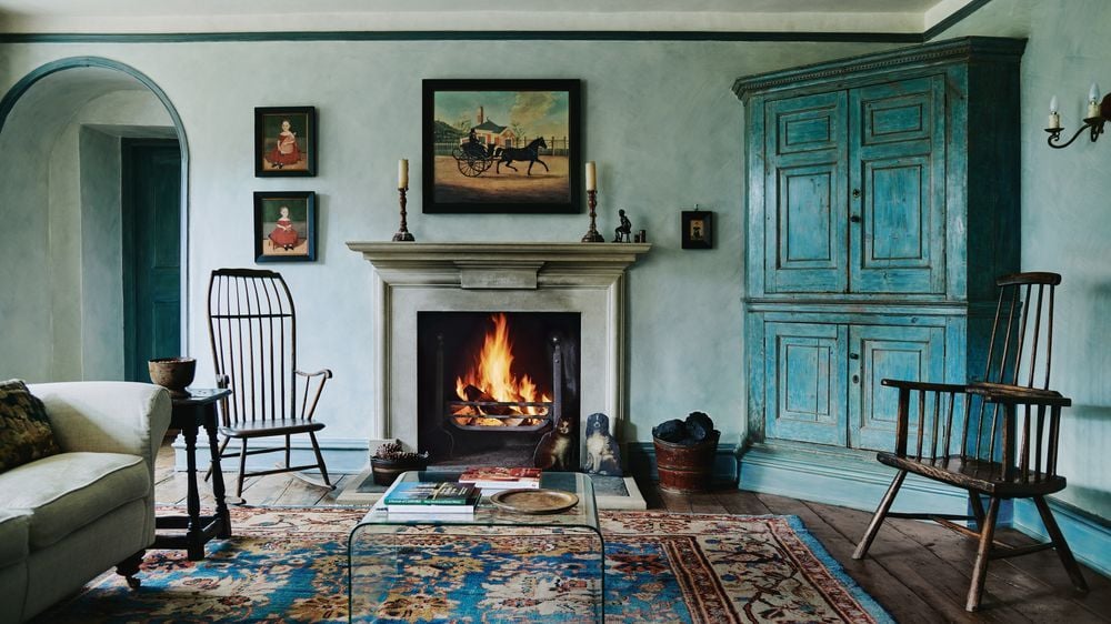17th-century country house with past interiors