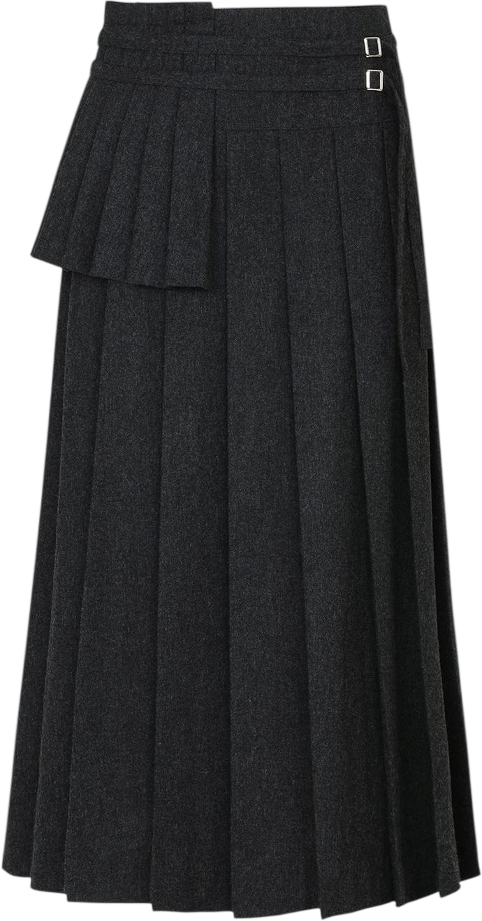 Layered Pleats Skirt