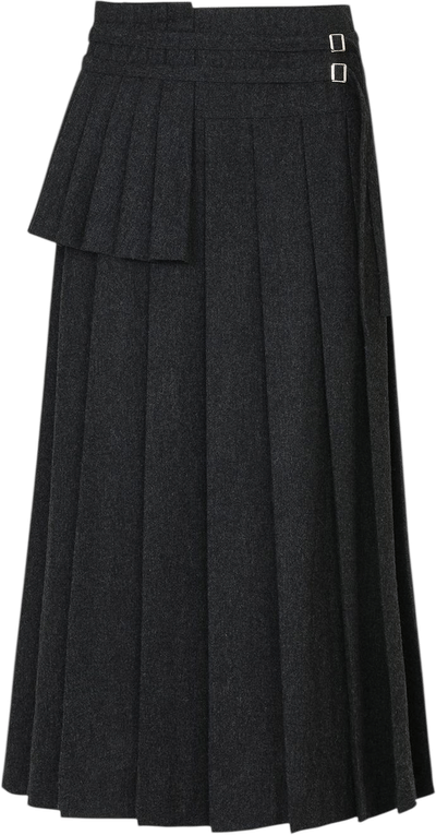 Layered Pleats Skirt