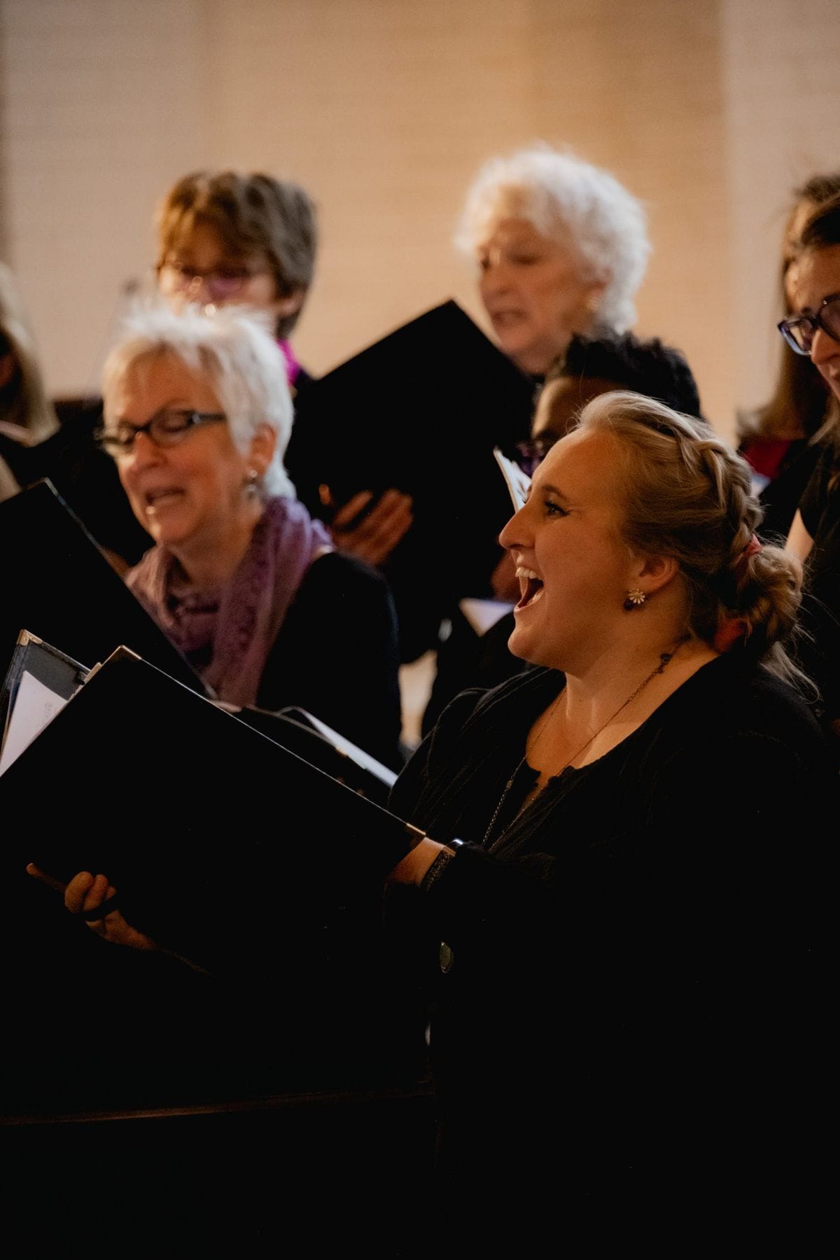 sing in a community chorus