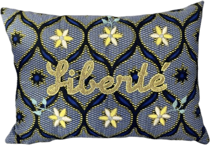 CSAO Embroidered Cushion Liberté