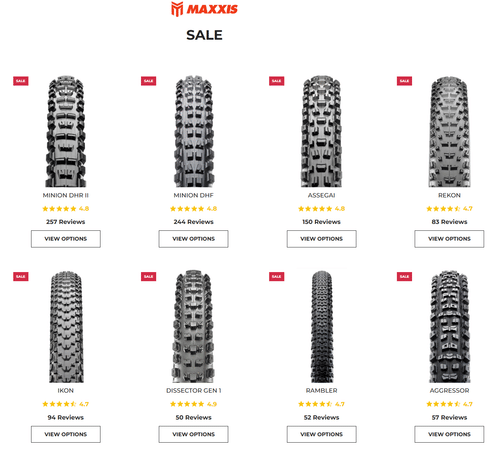 Maxxis Tires Holiday sale
