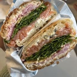 Salmon Sandwich from Court Street Grocers