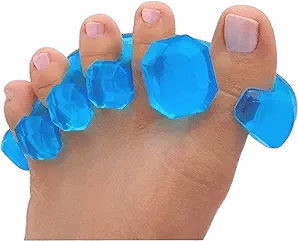 YogaToes GEMS Gel Toe Stretcher & Separator (Sapphire Blue)