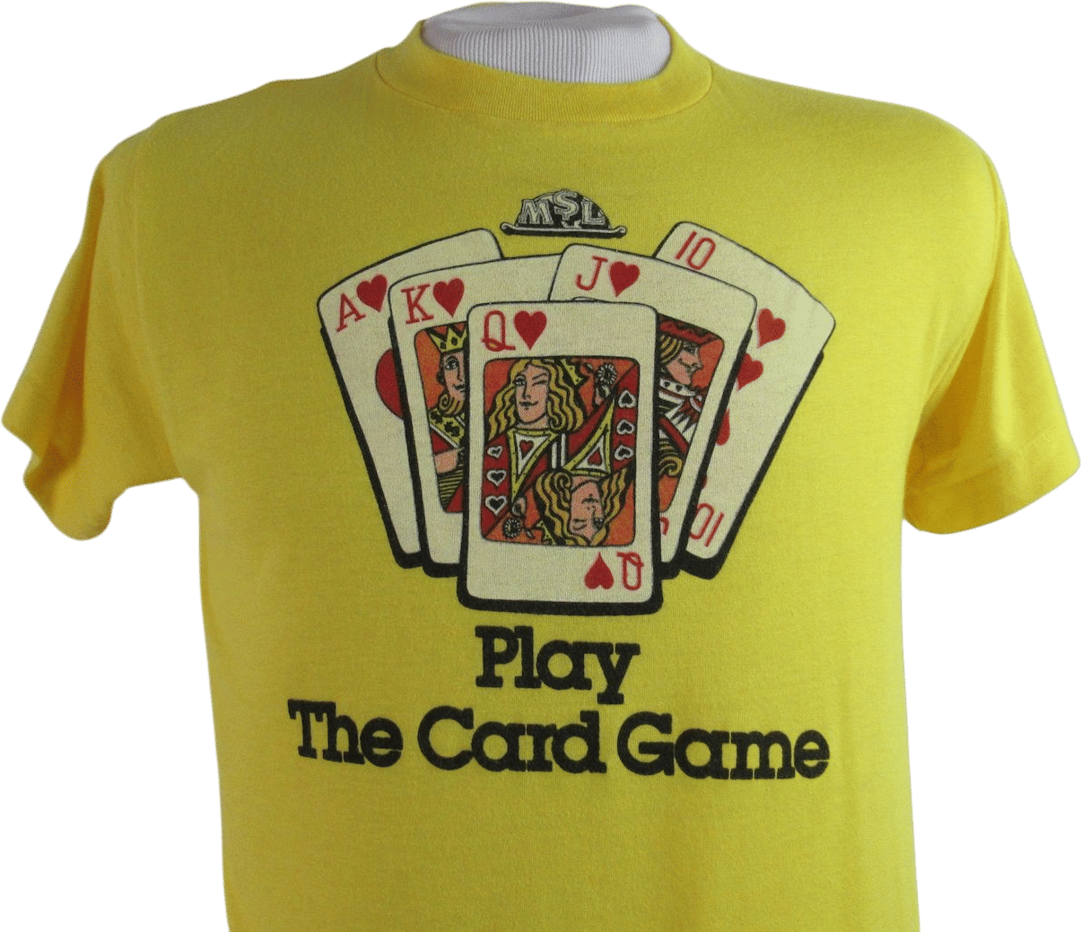 Vintage t shirt, 1980s t shirt, Card Game t shirt, Michigan t shirt, lottery t shirt, vintage clothing, size large, NOS